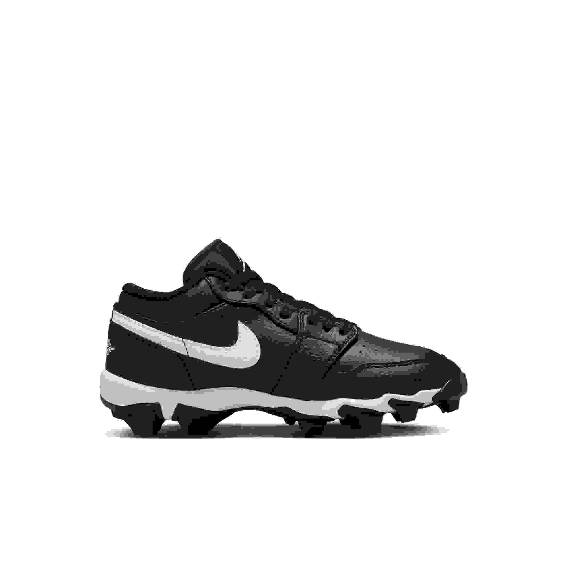 Jordan 1 Low Preschool Boys' "Black/White" Multisport Cleat